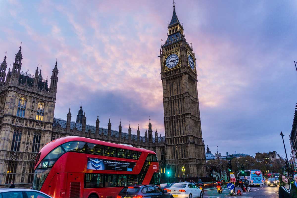 Best tourist destinations in London Big Ben