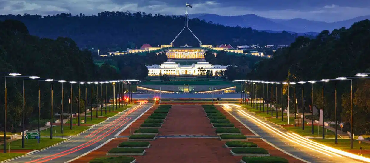 Destination de vacances Australie - Canberra