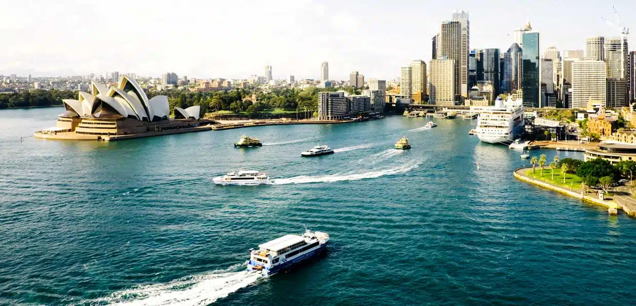 Meilleures destinations de vacances en Australie - Port de Sydney