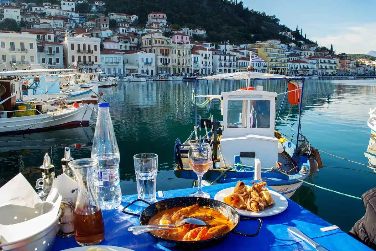 Peloponnese Greece Seafood