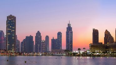 Dubai Skyline Sundown - Air Taxis