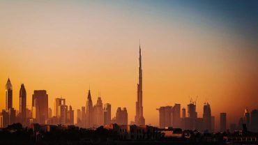 Dubai Skyline - Air Taxis